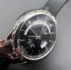 EDOX GRAND OCEAN AUTOMATIC MEN'S BLACK DIAL WATCH 83006